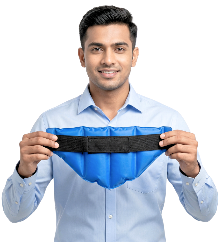 hot and cold packs with support belts